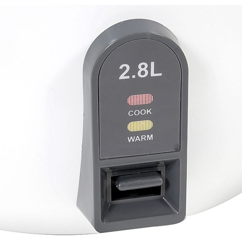 2.5L Non-Stick Rice Cooker with Glass Lid