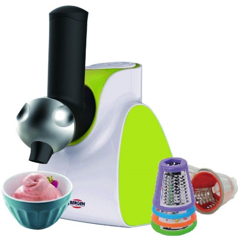 BERGEN 2 IN 1 - VC-04GN Ice Cream Machine and Vegetable & Fruit Salad Cutter