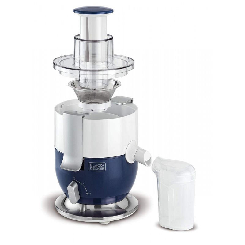 Juice Extractor - Black+Decker - White/Blue - JE350