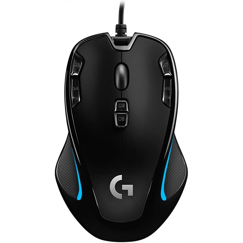Logitech G300s Optical Ambidextrous Gaming Mouse – 9 Programmable Buttons, Onboard Memory