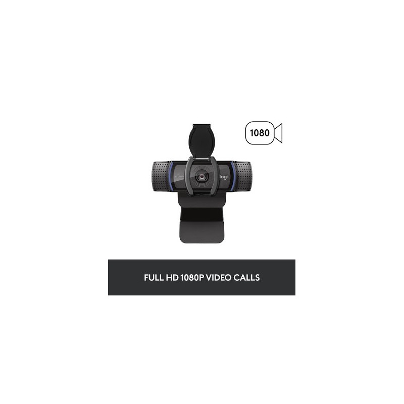 Logitech C920S HD Pro Webcam with Privacy Shutter