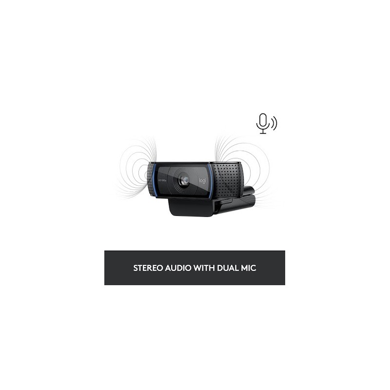 Logitech C920S HD Pro Webcam with Privacy Shutter