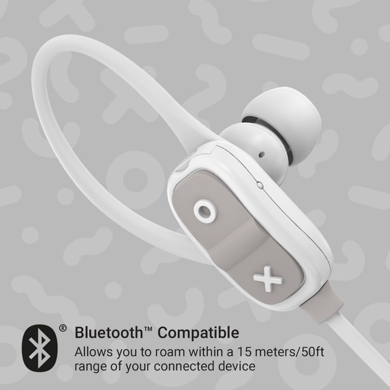 JAM Live Fast BT 12H Playtime In-Earphone – Grey
