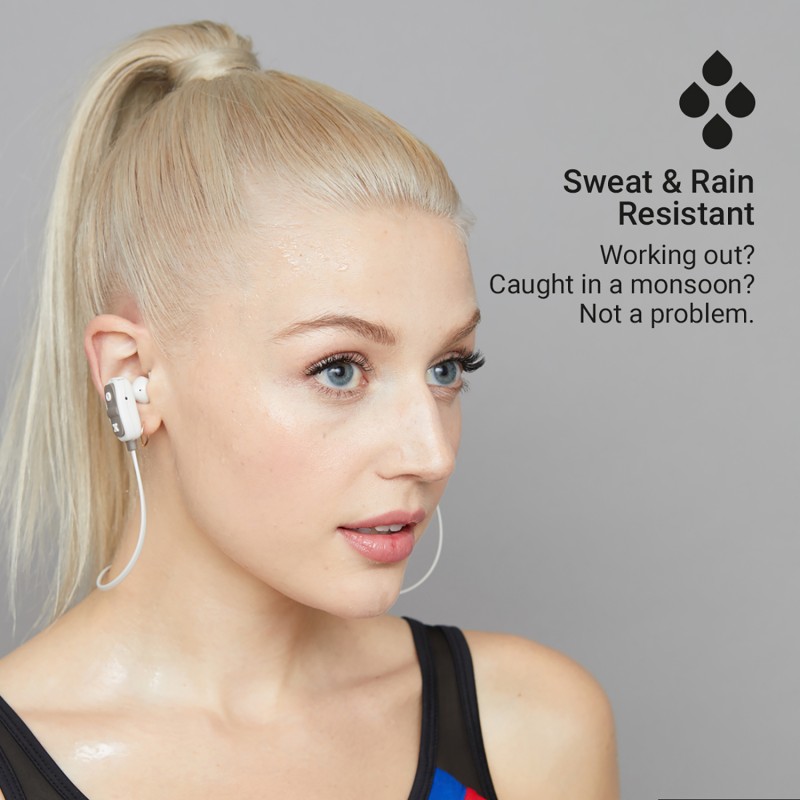 JAM Live Fast BT 12H Playtime In-Earphone – Grey