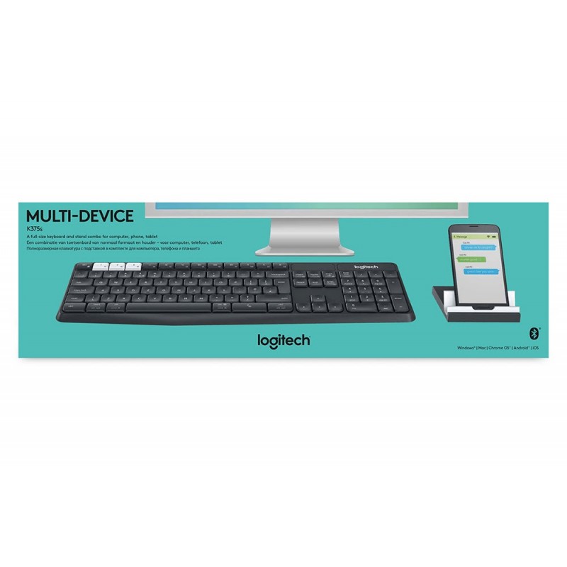Logitech K375s Multi-Device Wireless Keyboard & Mobile