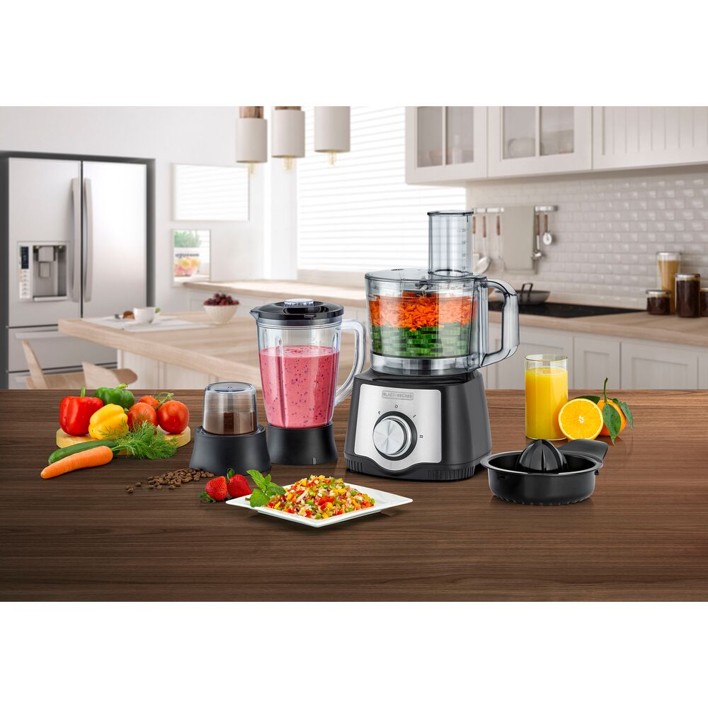 Black+Decker Food Processor 6 in 1 750W 29 Functions- FX650 (11) Black+Decker Food Processor 6 in 1 750W 29 Functions- FX650