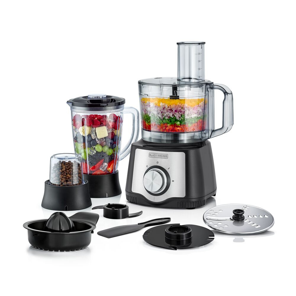 Black+Decker Food Processor 6 in 1 750W 29 Functions- FX650 (2) Black+Decker Food Processor 6 in 1 750W 29 Functions- FX650