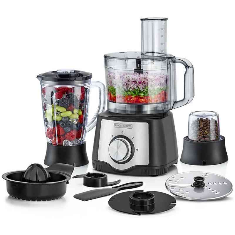 Black+Decker Food Processor 6 in 1 750W 29 Functions- FX650