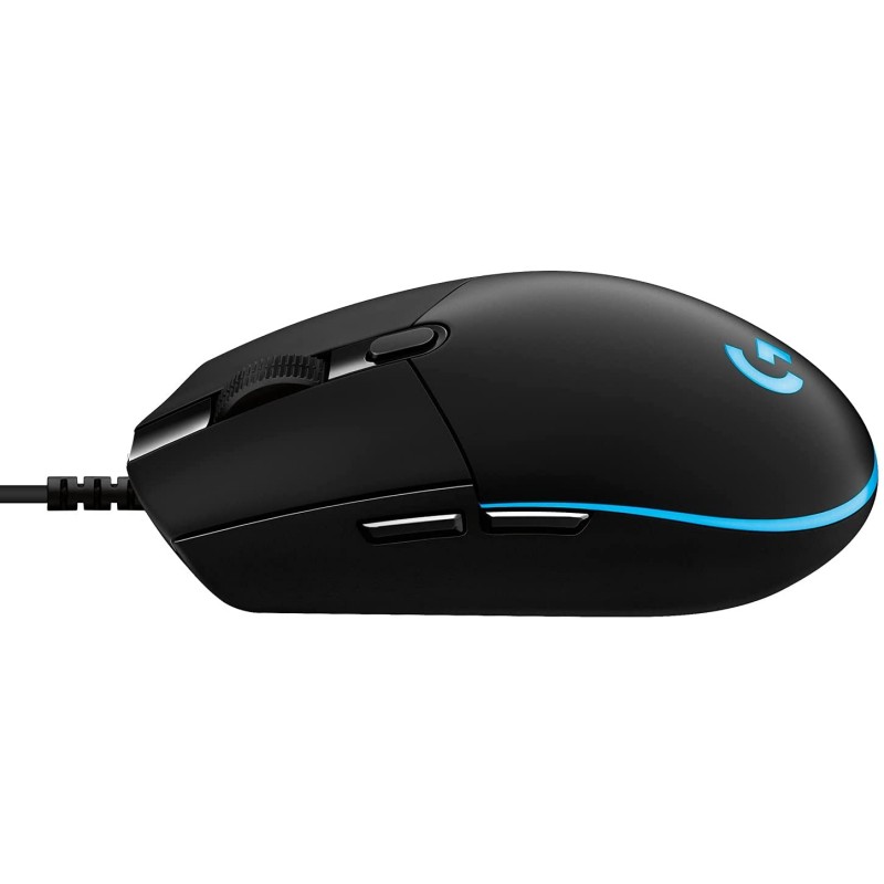Logitech G PRO Wired Gaming Mouse, HERO 25K Sensor, Black