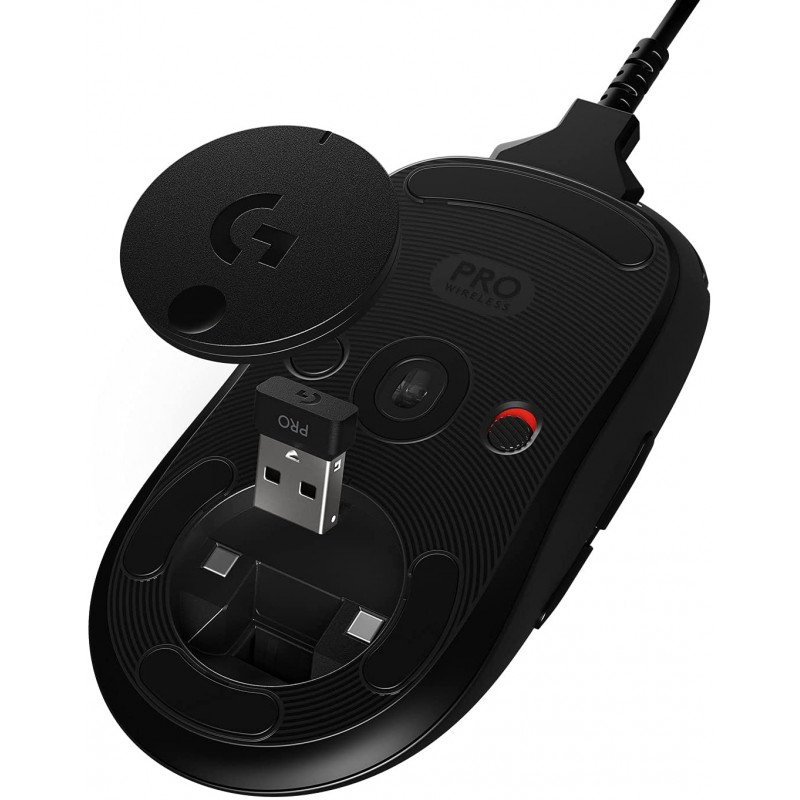 Logitech G PRO Wired Gaming Mouse, HERO 25K Sensor, Black