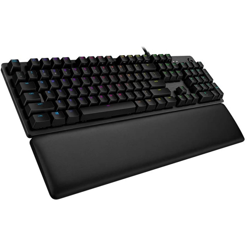 Logitech Mechanical Gaming Keyboard with Palm Rest, Carbon - G513