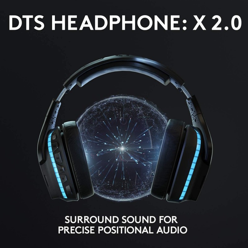 Logitech G635 Wired Gaming Headset, DTS Headphone:X 2.0 3D Surround Sound