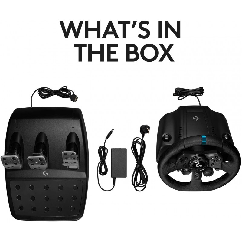 Logitech G923 Racing Wheel & Pedals for PS 4, PS 5 and PC