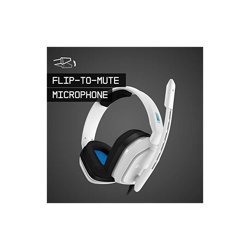 Astro A10 Gaming Headset for PS4/PS5 -White Blue