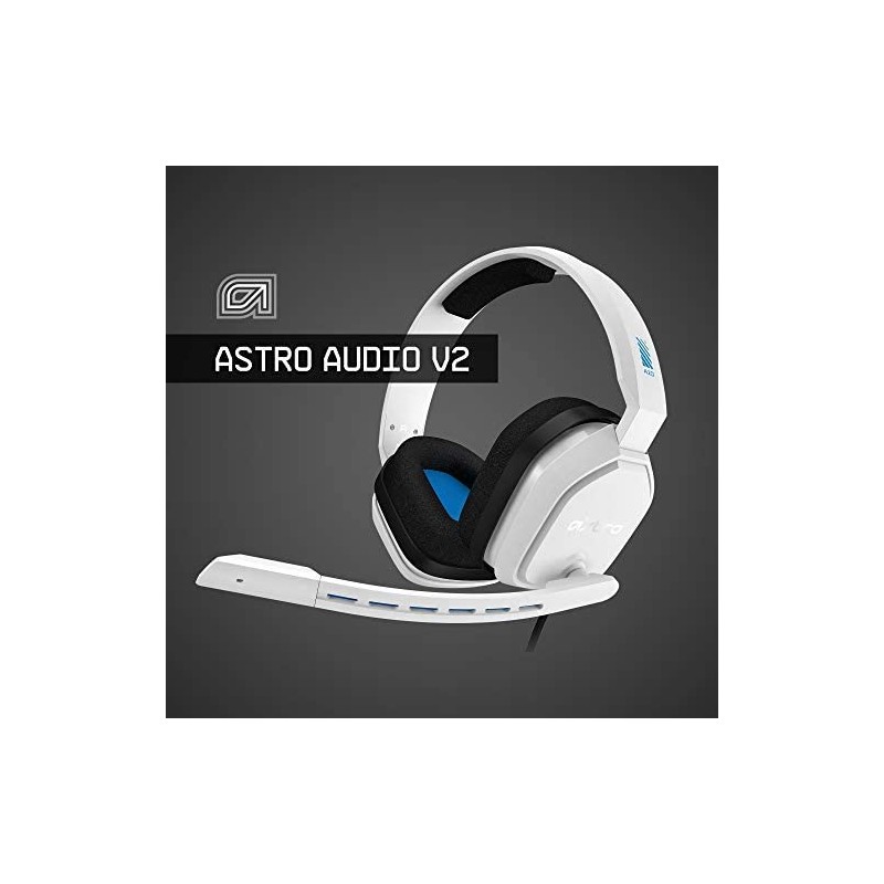 Astro A10 Gaming Headset for PS4/PS5 -White Blue