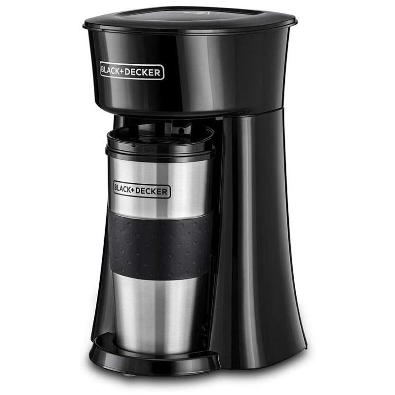 Black+Decker 650W Coffee Machine, Black - DCT10