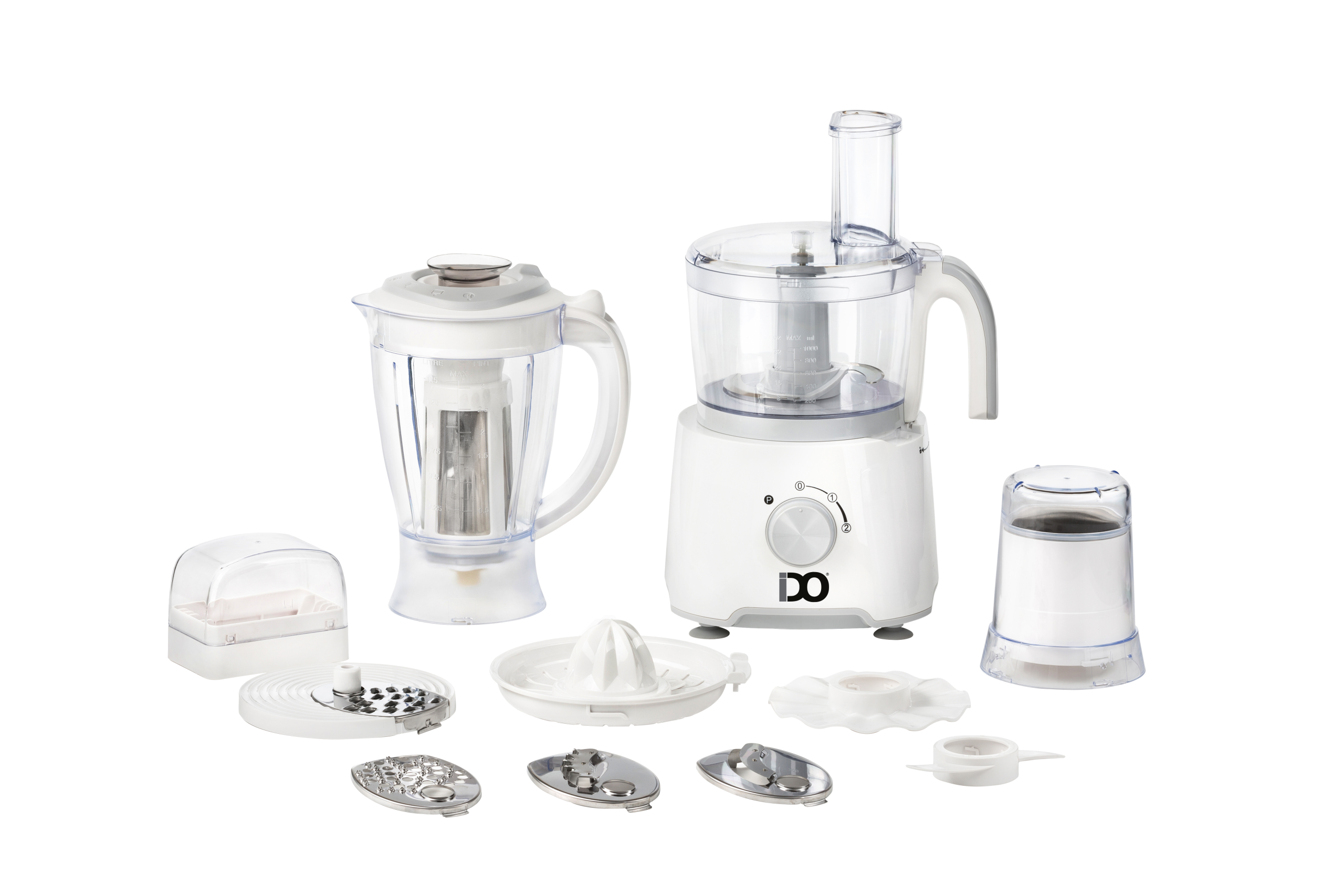 IDO Food Processor 1000 W 25 Functions – White IDO Food Processor 1000 W 25 Functions – White