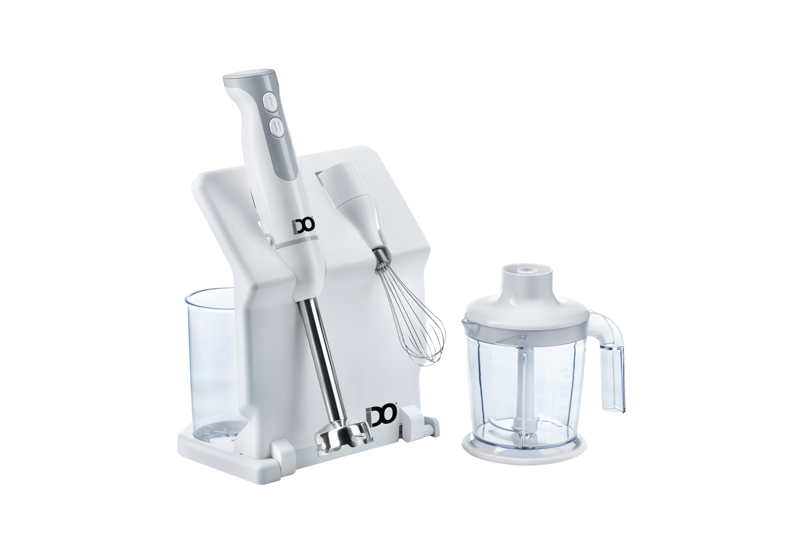 IDO Hand Blender Group with Stand 800 Watt – White IDO Hand Blender Group with Stand 800 Watt – White