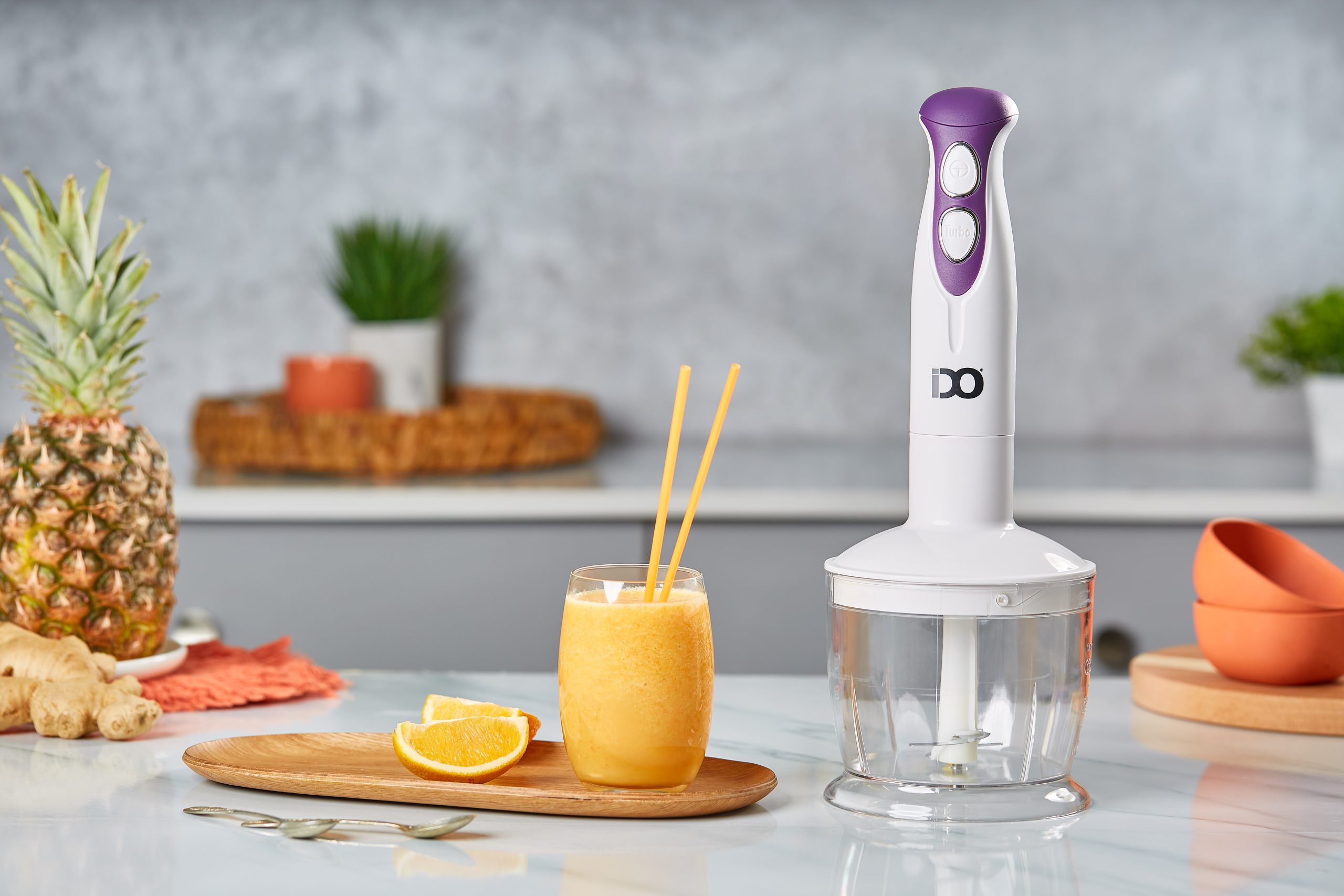 IDO Hand Blender Group 400 Watt - Purple