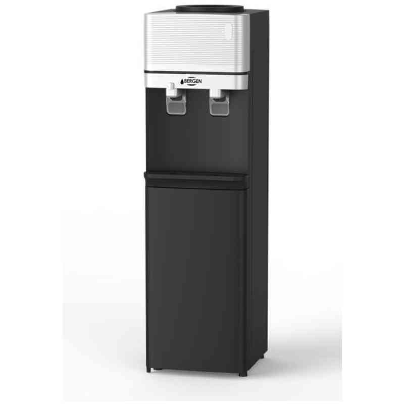 Bergen 2 Nozzles Top Loading Water Dispenser - BY 555 Black /Silver