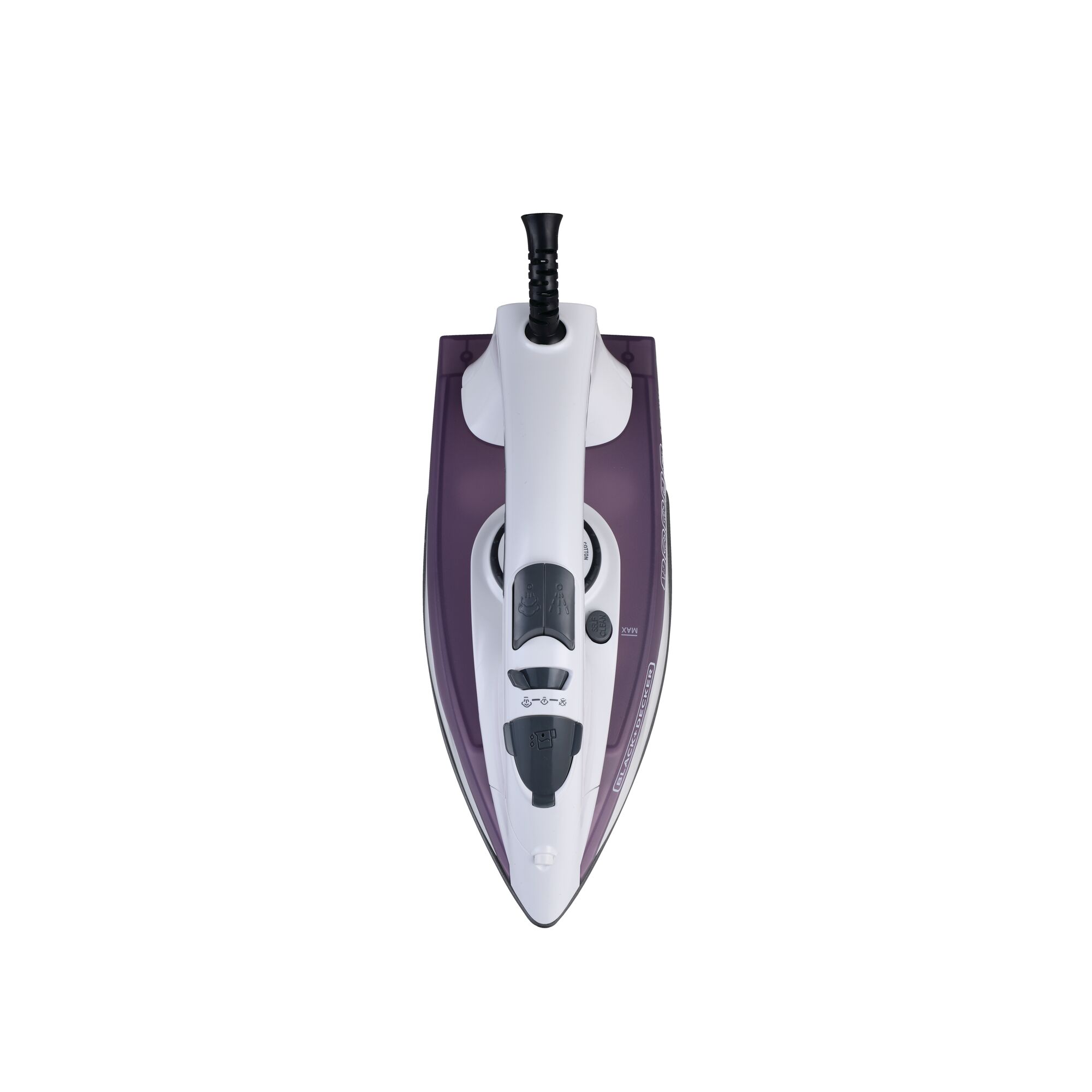 Black+Decker Ceramic Steam Iron 1750W Purple – X1750 (1) Black+Decker Ceramic Steam Iron 1750W Purple – X1750